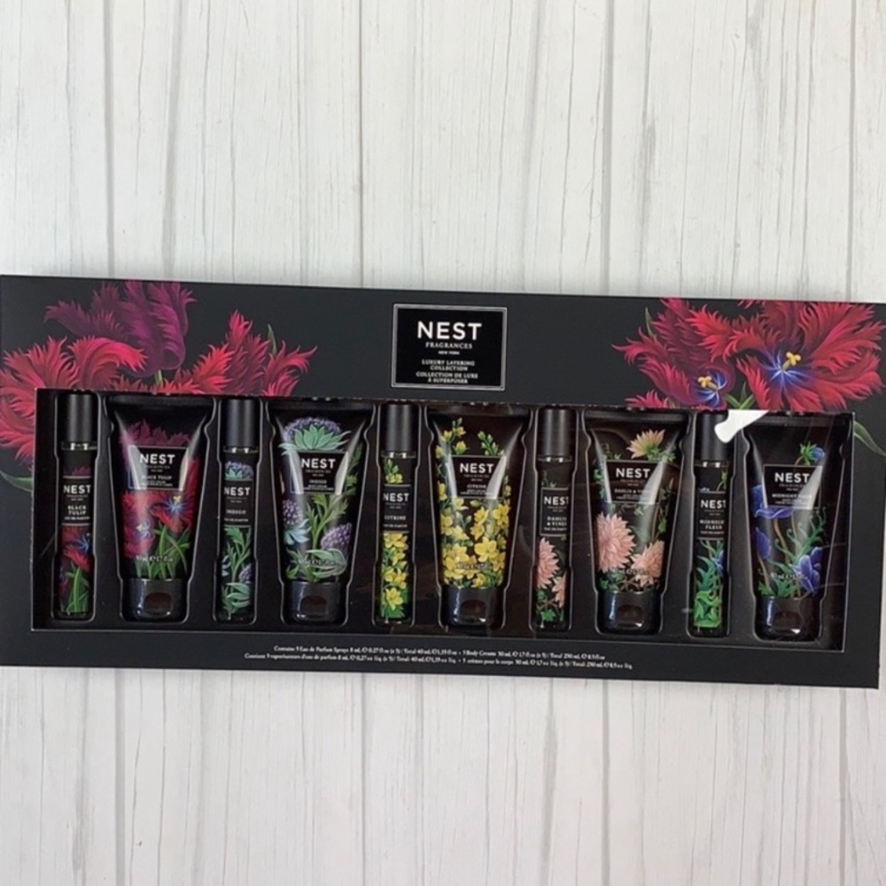 NEST luxury layering spray set collection 10 piece